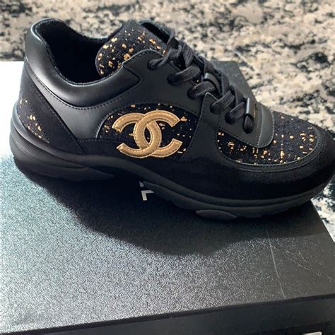 chanel trainers for.sale|Chanel trainers women black.